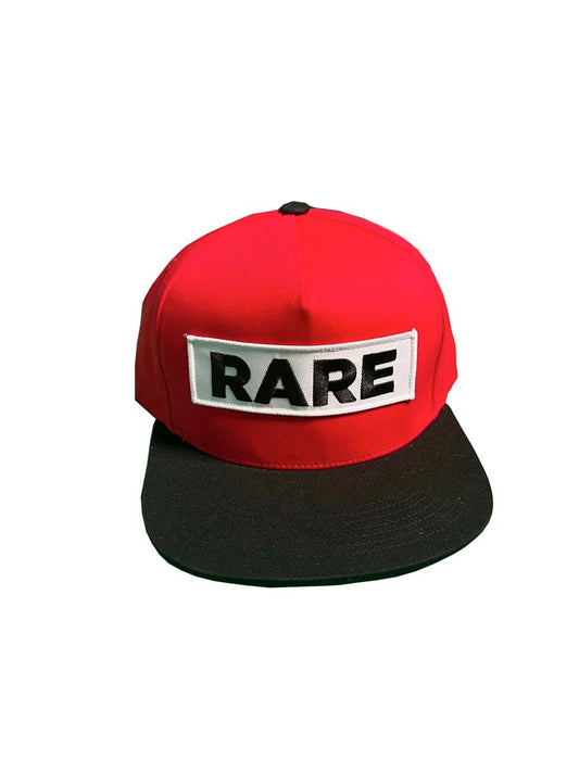Red RARE Snapback (black bill)